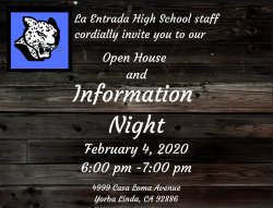 Open House & Info Night